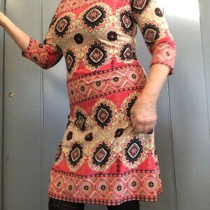 Coral symmetry - Size 8 "London Times"